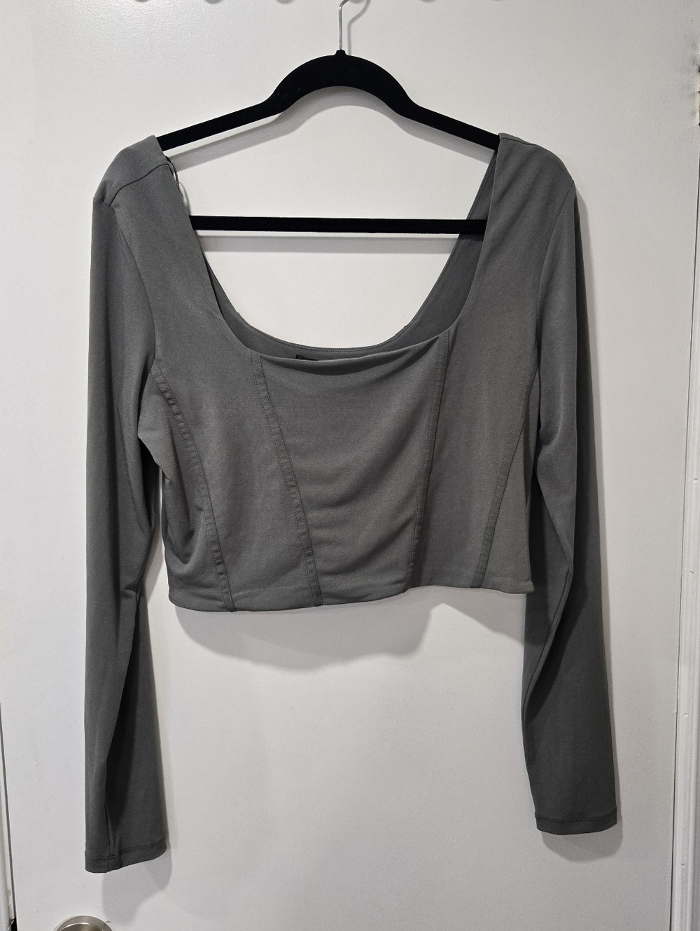 NWOT Dynamite Grey Longsleeve Top
